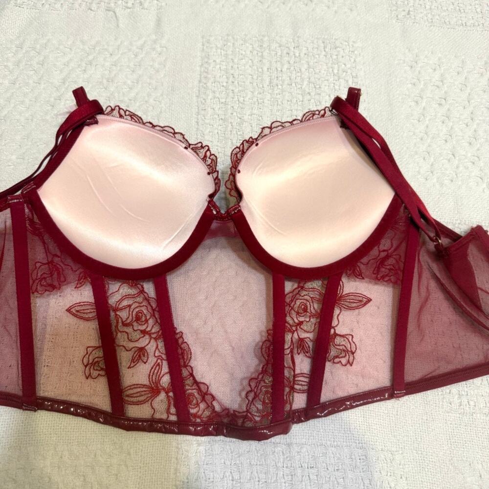 Victoria's Secret 36B Very Sexy Midnight Affair push-up corset BC3 3227 - Picture 5 of 10